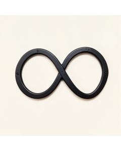 Brantford Love Forever Infinity Symbol Beautiful Steel Home Wall Sign (synthetic illustration; no displayed measurements)