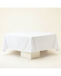Summit Bluff Flat Bed Sheet - White (synthetic illustration; no displayed measurements)