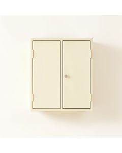 Bay Crest Wall-Mounted Laundry Cabinet - Ivory (synthetic illustration; no displayed measurements)