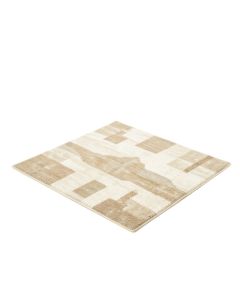 Kriner Abstract Tufted Wool Beige/Ivory Area Rug