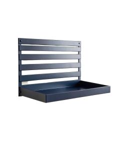 Fern Branch Wall-Mounted Entryway Organizer Shelf - Navy