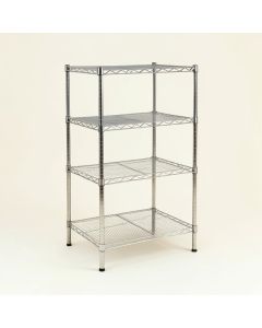 76 '' H X 36 '' W X 18 '' D 5-Tier Wire Shelving Rack (synthetic illustration; no displayed measurements)