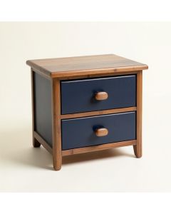 Laurel Dell Nightstand - Navy (synthetic illustration; no displayed measurements)