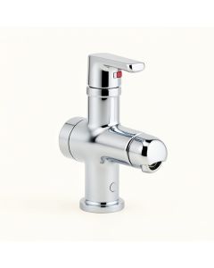Vibrantbath Waterfall Commercial Widespread Chrome Bathroom Faucet With Drain Assembly (synthetic illustration; no displayed measurements)