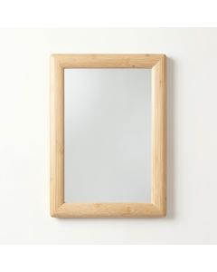 Field Bluff Framed Wall Mirror - Beige (synthetic illustration; no displayed measurements)