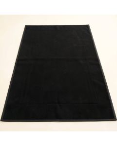 Moss Arc Rectangular Outdoor Rug - Black (synthetic illustration; no displayed measurements)