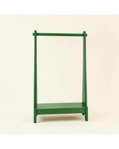 Aspen Arc Empty Garment Rack (synthetic illustration; no displayed measurements)