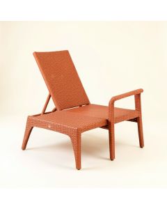 Pine Canyon Outdoor Lounge Chair - Terracotta (synthetic illustration; no displayed measurements)