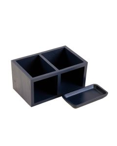 Reed Arc Empty Coffee-Station Organizer - Navy