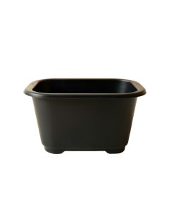Field Bluff Empty Raised Planter - Black (synthetic illustration; no displayed measurements)