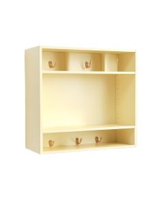 Hazel Crossing Wall-Mounted Entryway Organizer Shelf - Cream
