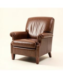 Boley 41 '' Wide Top Grain Leather Club Chair (synthetic illustration; no displayed measurements)