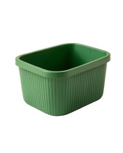 Clay Bend Empty Storage Basket - Green (synthetic illustration; no displayed measurements)