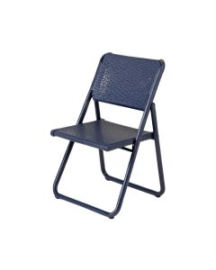 Elm Brook Folding Outdoor Chair - Navy (synthetic illustration; no displayed measurements)