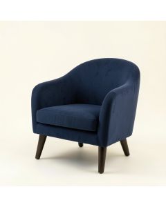 Brook Crossing Upholstered Armchair - Navy (synthetic illustration; no displayed measurements)