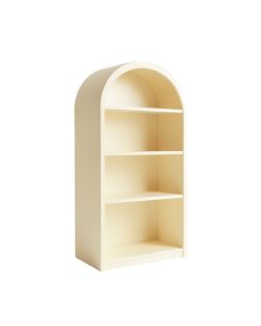 Rowan Bend Freestanding Bookcase - Cream (synthetic illustration; no displayed measurements)