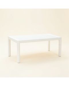 Aspen Canyon Indoor Bench - White (synthetic illustration; no displayed measurements)