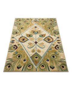 Ebright Geometric Tufted Peacock Area Rug (synthetic illustration; no displayed measurements)