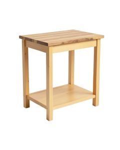 Lapithos Kitchen Cart With Butcher Block Top