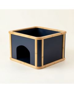 Briar Dale Empty Furniture-Style Litter Enclosure - Navy (synthetic illustration; no displayed measurements)