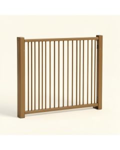 2 Panel Free Standing Pet Gate (synthetic illustration; no displayed measurements)