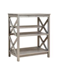 Bay Bluff Empty Seed-Starting Shelving Unit Without Lights - Gray