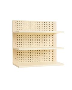 Linden Dale Empty Wall-Mounted Tool Organizer Panel - Cream