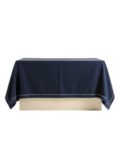 Pine Bend Flat Bed Sheet - Navy