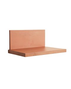 Maple Bend Wall-Mounted Shelf - Terracotta