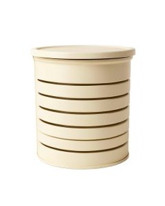 Hill Bridge Closed Garden Compost Bin - Cream (synthetic illustration; no displayed measurements)