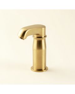 Circular Single Hole Bathroom Faucet (synthetic illustration; no displayed measurements)
