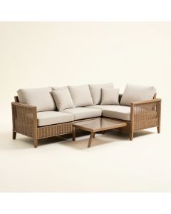 Secil Outdoor 5 Piece Sofa Seating Group With Cushions (synthetic illustration; no displayed measurements)