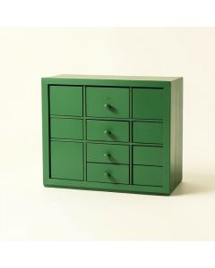Aspen Arc Small-Parts Storage Drawer Cabinet (synthetic illustration; no displayed measurements)