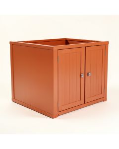 Holly Bridge Empty Furniture-Style Litter Enclosure - Terracotta (synthetic illustration; no displayed measurements)