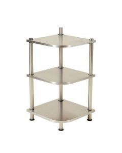Thomson 3-Tier Stainless Steel Spring Tension Shower Corner Pole Caddy