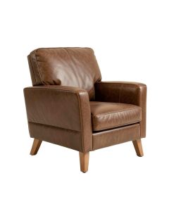 Kassell 43.5 '' Wide Leather Match Armchair (synthetic illustration; no displayed measurements)