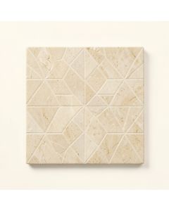 Dune Crossing Uninstalled Square Decorative Tile - Beige (synthetic illustration; no displayed measurements)