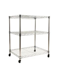 20 '' H X 20 '' W X 12 '' D 3-Tier Wire Shelving Unit With Liners