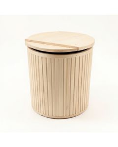 Hill Bluff Closed Garden Compost Bin - Beige (synthetic illustration; no displayed measurements)