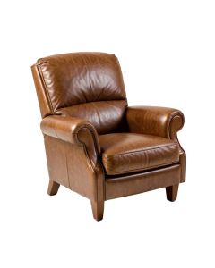 32 '' Wide Full Grain Leather Club Chair