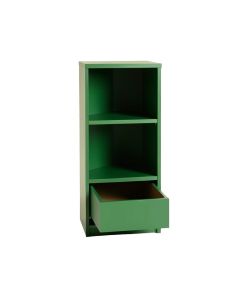 Briar Edge Narrow Cubby Tower - Green (synthetic illustration; no displayed measurements)