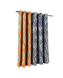 Castleton Ikat Room Darkening Thermal Grommet Curtain Panels