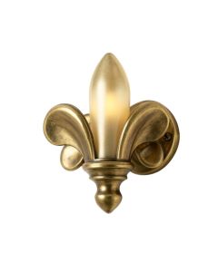 Fleur De Lis Candle Wall Light