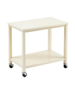 Spruce Crest Empty Rolling Workshop Cart - Cream (synthetic illustration; no displayed measurements)