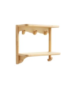 Briar Crossing Wall-Mounted Entryway Organizer Shelf - Cream