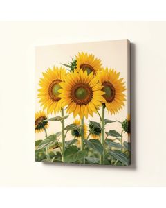 Painted Sunflowers Wall Art (synthetic illustration; no displayed measurements)