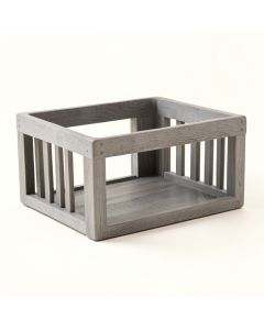 Ridge Bluff Empty Furniture-Style Pet Crate - Gray (synthetic illustration; no displayed measurements)