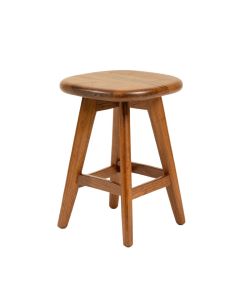 Labarre Mid Century Modern Low Back Bentwood Frame 24 '' Swivel Bar Stool (synthetic illustration; no displayed measurements)