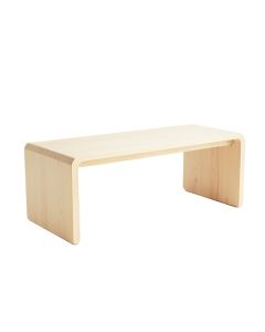 River Crest Indoor Bench - Ivory (synthetic illustration; no displayed measurements)