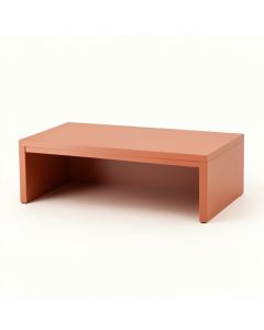 Spruce Field Desktop Monitor Riser - Terracotta (synthetic illustration; no displayed measurements)